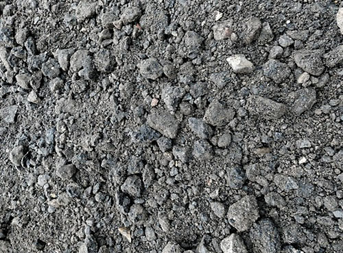 Foto Asphalt- Recycling, RC-1, 0/45 mm Prüfstelle: Asphalt-Labor, D-23812 Wahlstedt ErsatzbaustoffV Klassifizierung Nr. A-RC 001